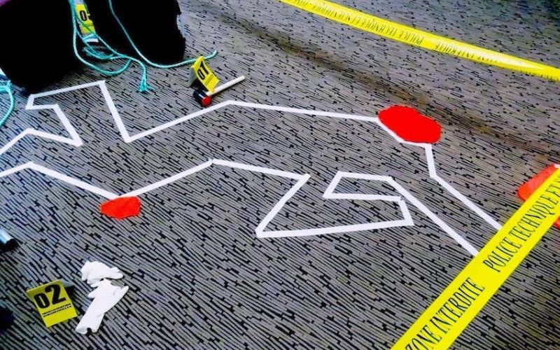 Loisirs, activité Cluedo géant avec Maurice Accueil
