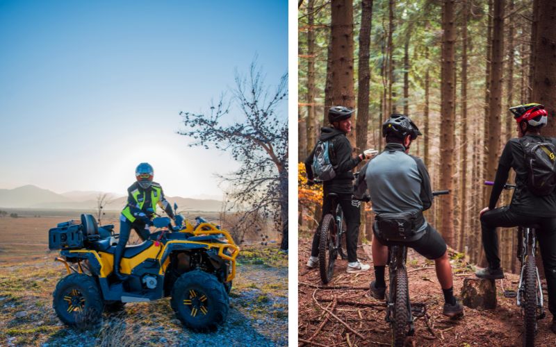 Sport activité quad ou VTT avec Maurice Accueil